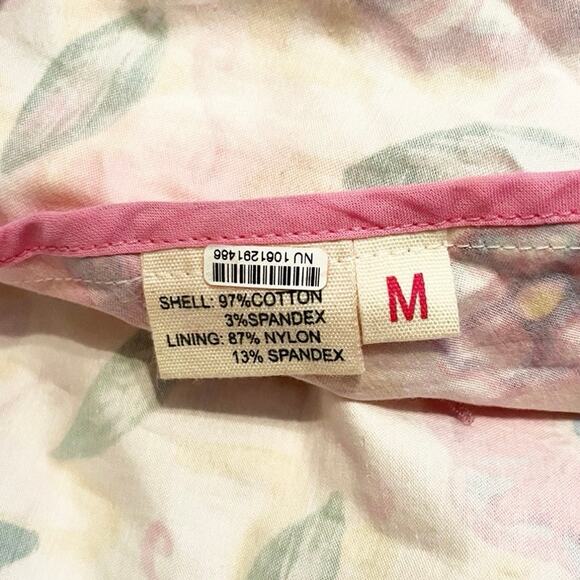 Celia B Turpan Pink Floral Smocked Tie Front Ruffle Midi Dress - Picture 3 of 7